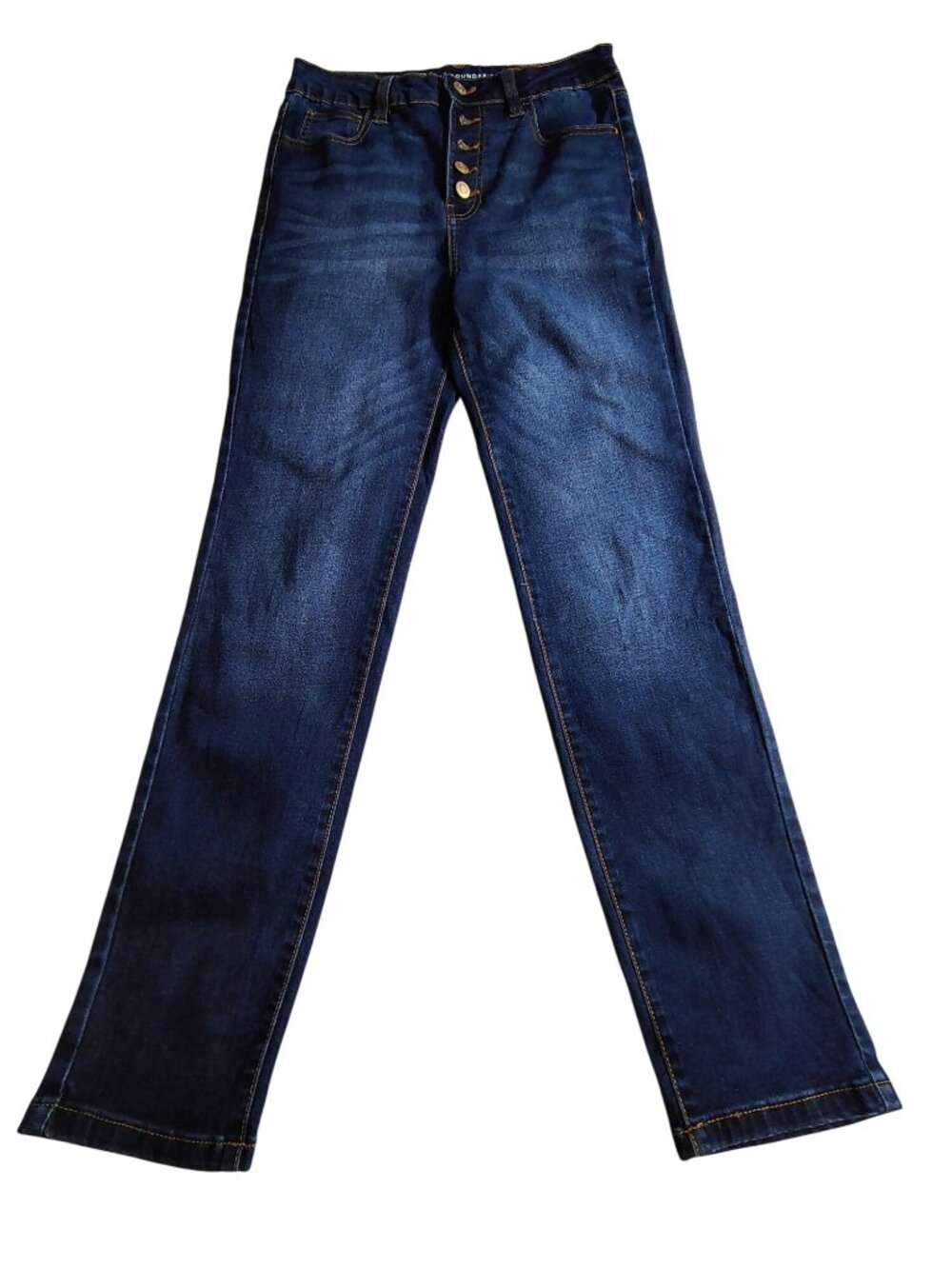 No Boundaries Dark Wash Skinny Jeans Womens Size 9 Cotton Blend Stretch Denim